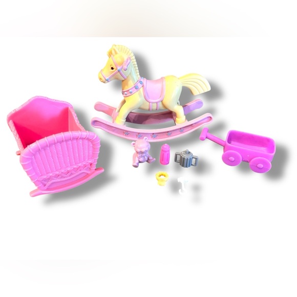 Toys | Dolls Toy Rocking Horse From Simba Brand Pastel Colors And Misc ...